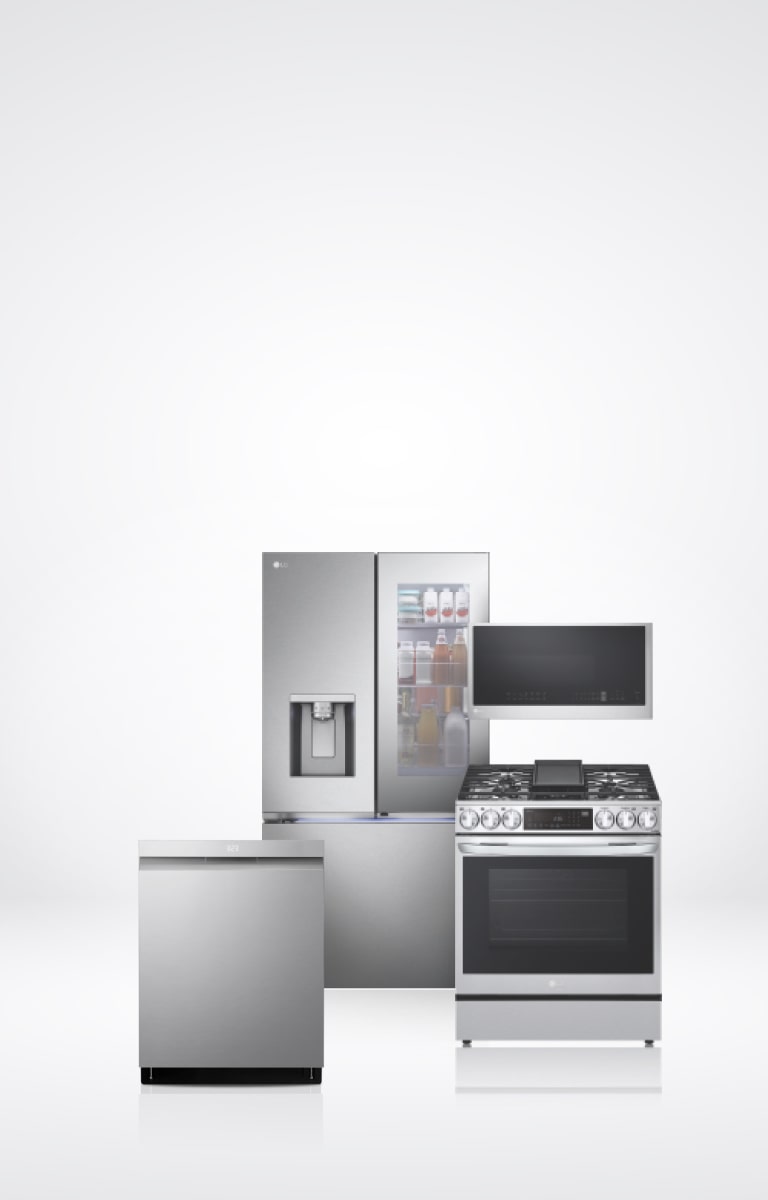 Lg stainless deals steel appliance package